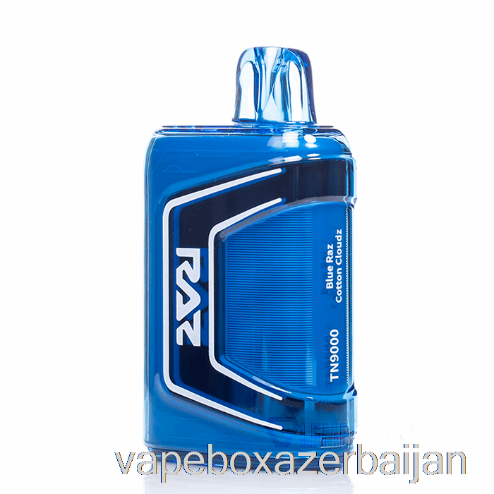 Vape Box Azerbaijan RAZ TN9000 Disposable Blue Razz Cotton Clouds